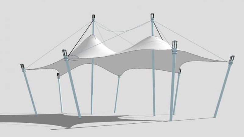 膜结构在郑州建筑中的应用与发展